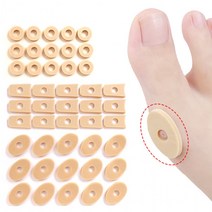 발보호 패치 티눈패드 굳은살방지패치 물집방지패드 티눈 밴드 발쿠션패치 발가락보호 새끼발가락, U자형