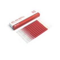 카코 젤 잉크 리필심 0.5mm, 레드, 99개