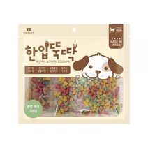 펫토리아 베스트간식 한입뚝딱 강아지 간식 혼합 져키 국내산 300gx3 대용량한입뚝딱, 한입뚝딱 국내산 간식 x3개_11 돼지귀슬라이스 180