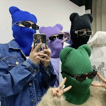 미키 니트 비니 모자 6color 커플 모자