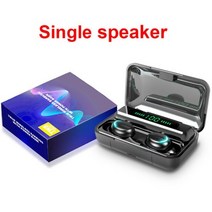 무선 블루투스 이어폰 모든 전화 스포츠용 핸즈프리 헤드셋 이어버드 5.0 HD 통화, Single speakers2