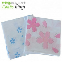 보드미 자연 로하스 코스모스 손수건 닥나무 원료의 한지를 이용한 섬유 우수한 착용감 따뜻 통기성