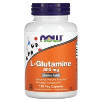 나우푸드 L-글루타민 500mg 베지 캡슐 120정 NOW Foods L-Glutamine Veg Capsules, 없음, 없음, 해당사항없음