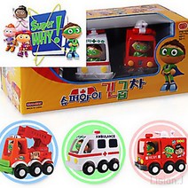 리시안제이 소방차 풀백 미니카 3P 세트 30개월 장난감 4살 여아 장난감