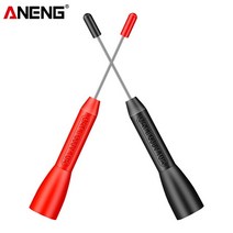 ANENG 멀티 미터 테스트 리드 10A 600V 절연 피어싱 니들 1mm 핀 비파괴 프로브 2mm 용, 01 2pcs