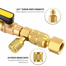 Mudder R22 R134a R12 Ac HVAC 밸브 코어 제거 도구 .. 정품보장, 단일
