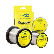 Seaguar Seagar InvizX 담수 플루오로카본 라인 600야드 15lbs 테스트 완료.013 직경 사실상 보이지 않음, one option, one option