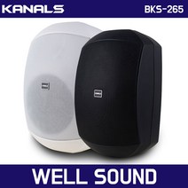 매장스피커 방수스피커 패션스피커 야외 외부 옥외용 벽걸이 벽부형 스피커 BKS-265 화이트 1조, 6.5인치 200W 화이트 2개