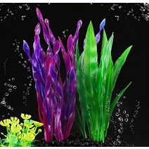 미크로소리움 수초 볼비티스 은신처 콩나나 잔디 어항 구피 어항수초 꾸미기, 3인공수초 조화화이트