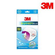 3M 황사마스크 9012 KF80 화이트 (1개), 1개, 1개
