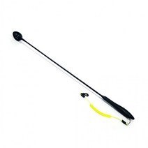 YUMOSHI 분실방지 스프링줄 카본소재 밑밥주걱 낚시 밑밥 투척용 고탄성 주걱, 카본 스프링밑밥주걱(올블랙)