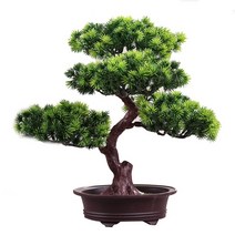 조화 트리 인테리어 장식 시뮬레이션 실물 액세서리 소나무 홈 분재 선물 사무실 간단한 화분 식물 인공 DI, 02 2
