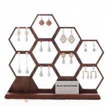 귀걸이진열대 목걸이 스탠드 투명 악세사리 주얼리 T자 매대 거치대 우드 디스플레이