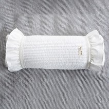 메밀베개 동그란 순면 경추 할머니 베개 원형 둥근베개, A타입(솔리드), 핑크