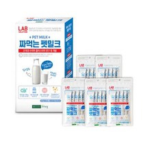짜먹는 펫밀크 12g x 25개입 강아지 고양이 우유 파우치 스틱, 짜먹는 펫밀크25개