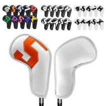 JUW8AC573 4종 커버 골프클럽보호 드라이버커버 골프채 헤드커버 골프클럽커버 아이언 빅넘버 헤드보호 컬러넘버블랙, 영도매 컬러넘버블랙