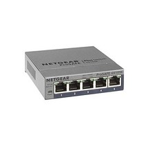넷기어 5포트 기가비트 이더넷 플러스 스위치(GS105Ev2) - 관리 데스크톱 또는 월 마운트 제한된 수명 보호, 5 Port with Enhanced Features