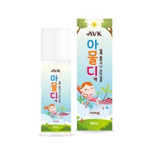 AVK 모기 벨레 물린데 바르는 모기약 아기 유아 아물디액 야회활동시 가려움 피부도움 물파스 알로에베라 편의점 약국 다이소 90ml, 아물디액 90mlx3개