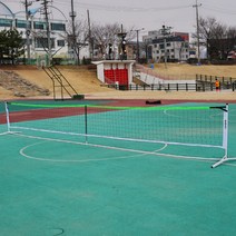 니스포 족구 지주네트세트 일체형 이동식 지주대 네트