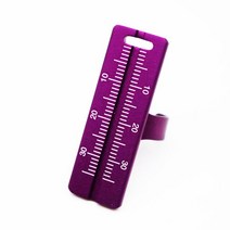 측량장비 1pc 스테인레스 스틸 치과 장비 Endo Span 측정 용 Endodontic Finger Ruler 스케일 게이지 Denti, 03 보라색