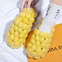 크록스통굽 슬리퍼 실내화 쪼리 샌들 아쿠아슈즈 여름 물놀이 욕실 마사지 버블 슬라이드 남녀 공용 논스립 논슬립 미끄럼 방지 소프트 Eva 골프 공 클라우드 쿠션