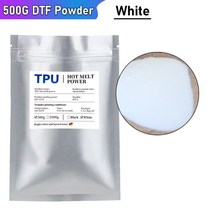 전자기기 DTF 프린터 용 500G 파우더 면 필름 인쇄 및 전송 승화용 핫 멜트 접착, [01] 500G DTF Powder W