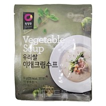 청정원 우리쌀 야채크림수프 60g, 1개