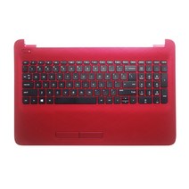 노트북 키보드 부품 영어 HP HP 250 255 256 G5 G4 15-AC 15-AF 상단 케이스 팜레스트 커버 AP1EM000322 터치 패드 새, 키보드 포함
