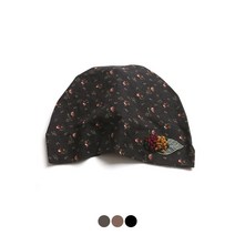 놈스타일 여성두건 CHC2382 잔꽃코사지 모자