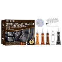 Car Leather Repair 5 Colours Set Crack Perfect Matching Restorer Of Your Furniture Jacket Sofa Boat, [01] white