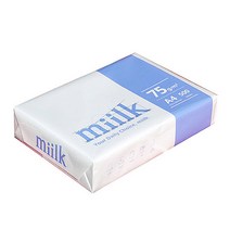 한국제지 밀크 A4 복사용지 75g 500매 낱권