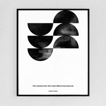조지 S. 패튼 명언(알루미늄 메탈 액자/4컬러).캔버스뮤지엄(무료배송), B