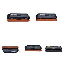 SMU사 재생토너 캐논 LBP712Cx 5색(검정 2개 컬러 3개) 1세트 CRG040HK/CRG040HC/CRG040HM/CRG040HY, 1개, 4색