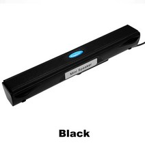 사운드바 tv 스피커 추천 컴퓨터 휴대용 노트북 pc 앰프 확성기 usb 사운드 바 사운드 바 스틱 음악 플레이어 노트북 태블릿, 검은 색