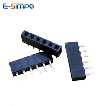 짧은 프로파일 단일 행 스트레이트 PCB 암 핀 헤더 소켓 커넥터 2.54mm PH5 1X2P 5P 6P 10P 15P 40P Rohs 금도금 10 개, 16P
