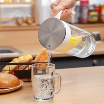 넥스코 내열유리 냉장고 물병 1.4L 모음, 상세설명 참조, 유리물병 1400ml 플라워
