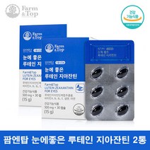 루테인 지아잔틴 눈에좋은 영양제 20대 청소년 증학생 눈영양제 루테인 성인 60대 노인 루테인 빌베리 추출물 뉴테인 루테린, 30캡슐 2통