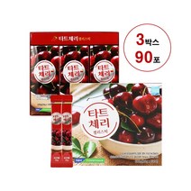 타트체리 효능 식물성 퀘르세틴 안토시아닌 베타카로틴 sour cherry 홍삼농축액 저분자콜라겐 젤리 스틱, 30포 x 3박스
