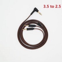 3.5mm 헤드폰 업그레이드 교체 케이블 분리형 MMCX IE40PRO IM 2Pin0.78 HD650 QDC IE80 Shure SE215 에 사, 11 3.5to2.5, 11 3.5to2.5