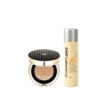 [차앤박] CNP 프로폴리스 2종 기획 (프로폴리스 앰플 인 쿠션 SPF50+ PA+++ + 프로폴리스 미스트 100 mL), 21호(본품+리필)+앰플 미스트