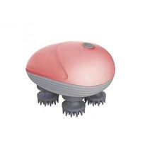 두피 관리기 헤어빔 전동 마사지기계 전기 고양이 바디 건강 관리 휴식 어깨 목 깊은, 1pc 핑크