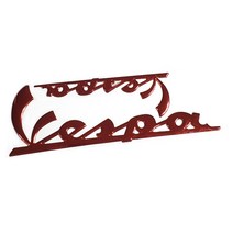 베스파 프론트 엠블럼 로고 마크 이니셜 스티커 파츠 베스파로고 베스파튜닝용품 스쿠터 메탈엠블럼, (05)SILVER 10cm