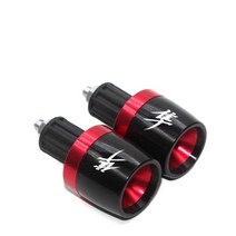 스즈키 하야부사 GSX1300R 바이크 오토바이 7/8 quot22mm 핸들 바 그립 엔드 범용 카운터 웨이트 캡 플매트 카펫 러그 슬라이더 커버, [05] Red, 05 Red