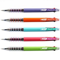세도나피코니들3색볼펜 국산 초저점도0.7mm 잉크(1개) 3색 피코니들 3링 볼펜 삼색 5링×165Ki, 민트, 본상품선택