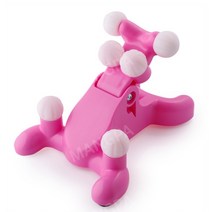 경추 마사지 뒷목 지압 스트레칭 기구 목 스트레쳐, 핑크