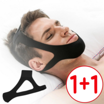 [코골이 방지] 미소다믄 입벌림방지 스트랩 밴드, 2개