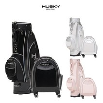 허스키골프 샤인 휠캐디백세트 HKC-91100, 화이트