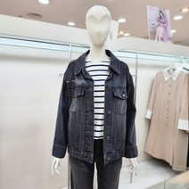 JJ JIGOTT 제이제이지고트 (JJ.ro) 프린팅 디테일 언발 데님 점퍼 GK3A0JPJ1