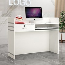 계산대 카운터 포스기 매장 인포데스크 가게 살롱 프런트 소형 33, 포근화이트심플