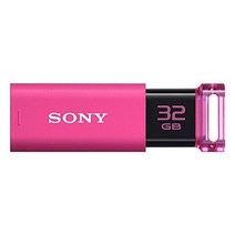 SONY 소니 USB 메모리 USB3.0 32GB 핑크 캡리스 USM32GUP, 1MB